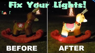 Replacing LED Lights in Holiday Inflatables (1)