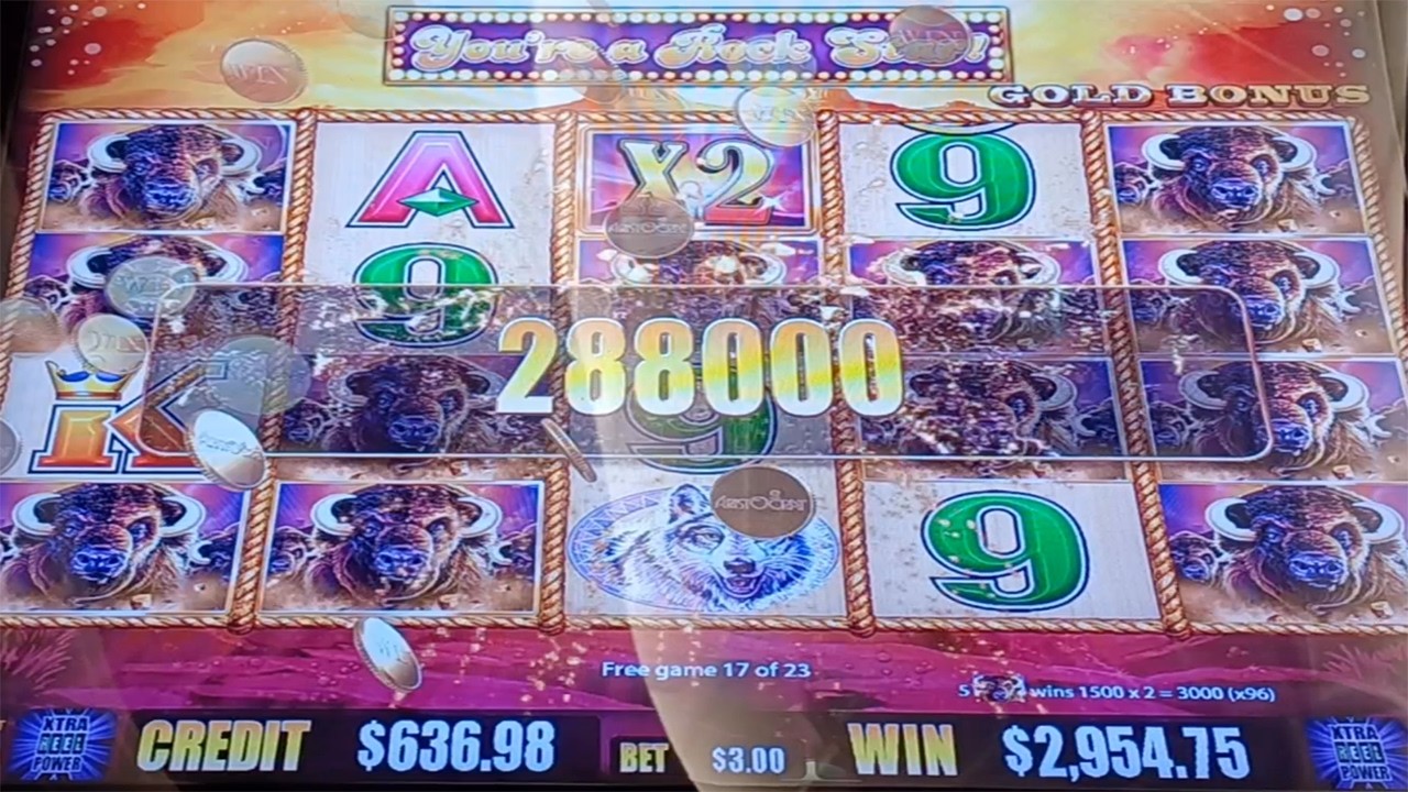 HUGE JACKPOT HANDPAY With $3 Bet On Buffalo Gold Slot Machine - SunFlower Slots