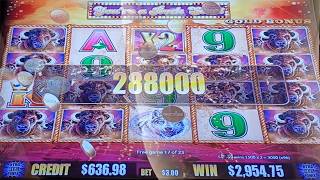 HUGE JACKPOT HANDPAY With $3 Bet On Buffalo Gold Slot Machine - SunFlower Slots