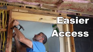 How to Widen a Door - Addition Build 27
