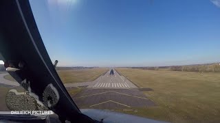 Cockpit View - Airbus A320 Landing Budapest