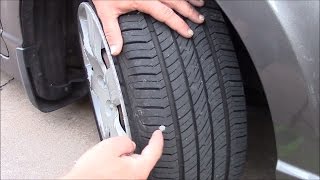 Easily find and fix a leak in a tire  No Jack Required