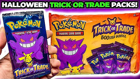 Pokemon Halloween Trick or Trade BOOster Pack Bundle OPENING!