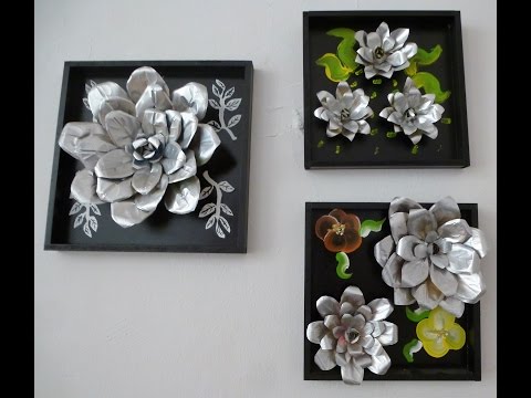 FLORES EN ALUMINIO