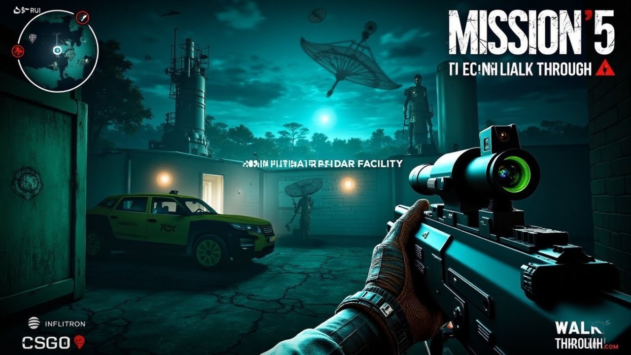 IGI Remake on CSGO Mod – Mission 5 Radar Gameplay Walkthrough