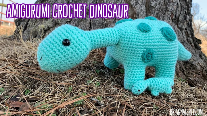 Adorable Crochet Dinosaur Hatches from Egg!