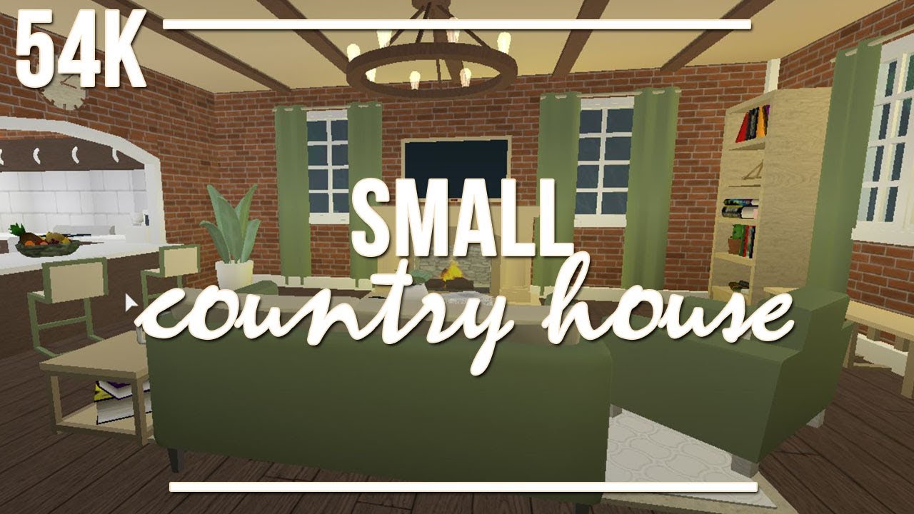 Roblox Welcome To Bloxburg Small Country House 54k - roblox bloxburg rustic house