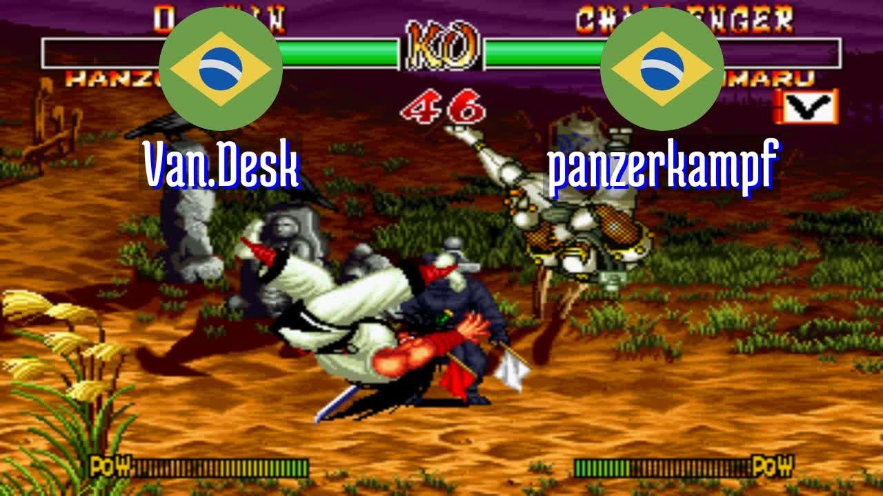 THUMB LAST STRUGGLE 9人の侍 FT5 @samsho2: Van.Desk (BR) vs panzerkampf (BR) [Samurai