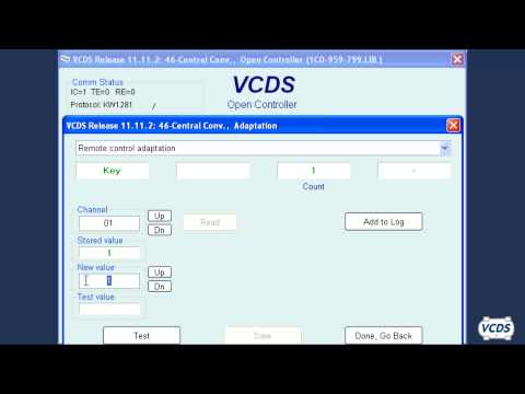 mk4 and B5 Remote Learning with VCDS by Ross Tech