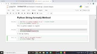108 Python String format Method