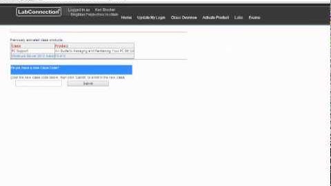 For students: How to use the Lab Class Code in LabConnection 3.0