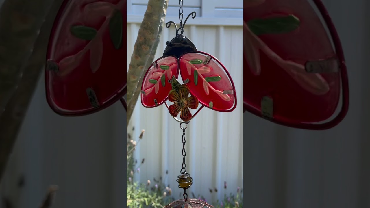 Lady beetle windchime 83cm