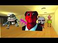 Trapped in The Liminal Hotel Crazy Frog vs Pinhead vs hamood habibi And Red Obunga #gmod #nextbot