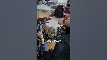 Do you find changing out the #snare side head difficult? #shorts #short #snaredrum #learn #grow