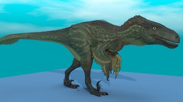 Utahraptor Walk Cycle (Blender 2.91)