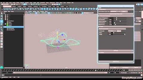 Particle Flocker plugin by Techtoast. Mini review and first use - SimplyMaya
