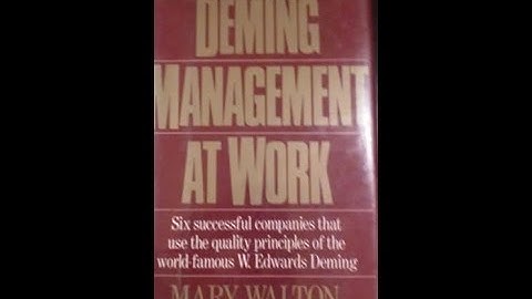 Review W. Edwards Deming 14 Points Management at Work book