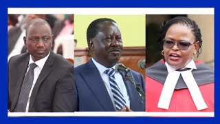Panic Grips Ruto Camp as Raila makes this UNBELIEVABLE move Forcing Martha Koome to.....
