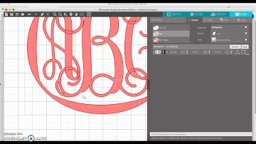 Working with Monograms in Silhouette Studio