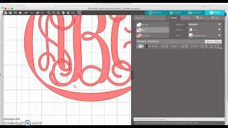Working with Monograms in Silhouette Studio screenshot 2