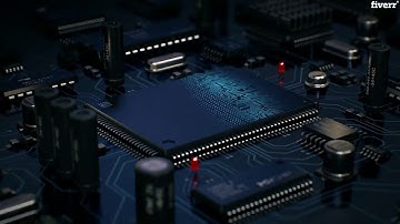 Intro video for your logo with hitech chip - Best Logo Animation service