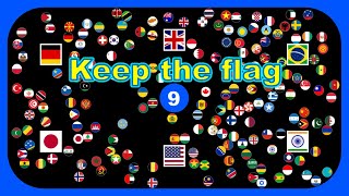 Keep the flag ~200 countries marble race #44~ | Marble Factory