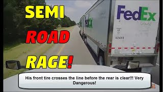 BEST OF SEMI-TRUCKS ROAD RAGE | Incompetent Truckers, Road Rage, Brake Check, Fraud | USA 2023