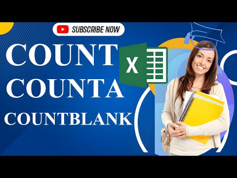 Excel COUNT, COUNTA & COUNTBLANK function tutorial in Hindi