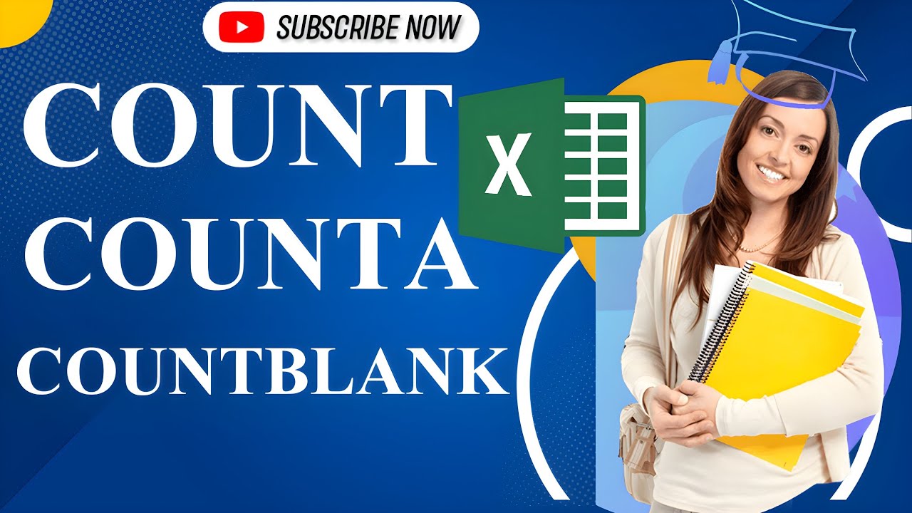 Excel COUNT, COUNTA & COUNTBLANK function tutorial in Hindi - YouTube
