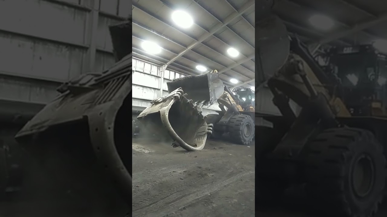 Flipping a dragline bucket