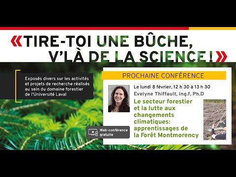 Le secteur forestier et la lutte aux changements climatiques - Evelyne Thiffault