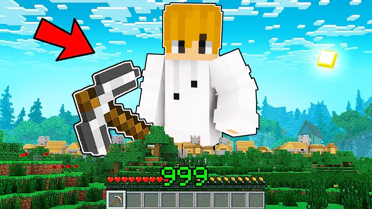 Minecraft, But Your XP = Size ( Tagalog )