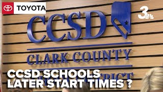 Clark County school board reviews survey, cost options for later start times