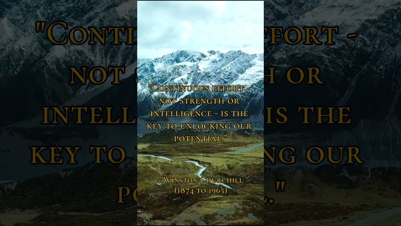 Quotes of Courage and Perseverance - Winston Churchill's Motivational Quotes