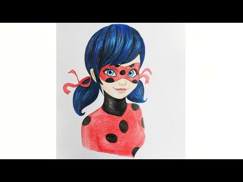 Уроки рисования. Как нарисовать Леди Баг How to draw Miraculous Ladybug | Art School