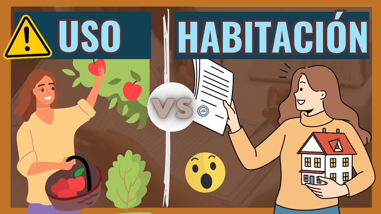 🔵 DERECHO DE USO Y HABITACIÓN [Con EJEMPLOS]: Descubre todo sobre estos derechos reales