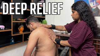 ASMR Ultimate Back & Shoulder Massage for Deep Relaxation 😌 | Stress Relief Therapy in 4K