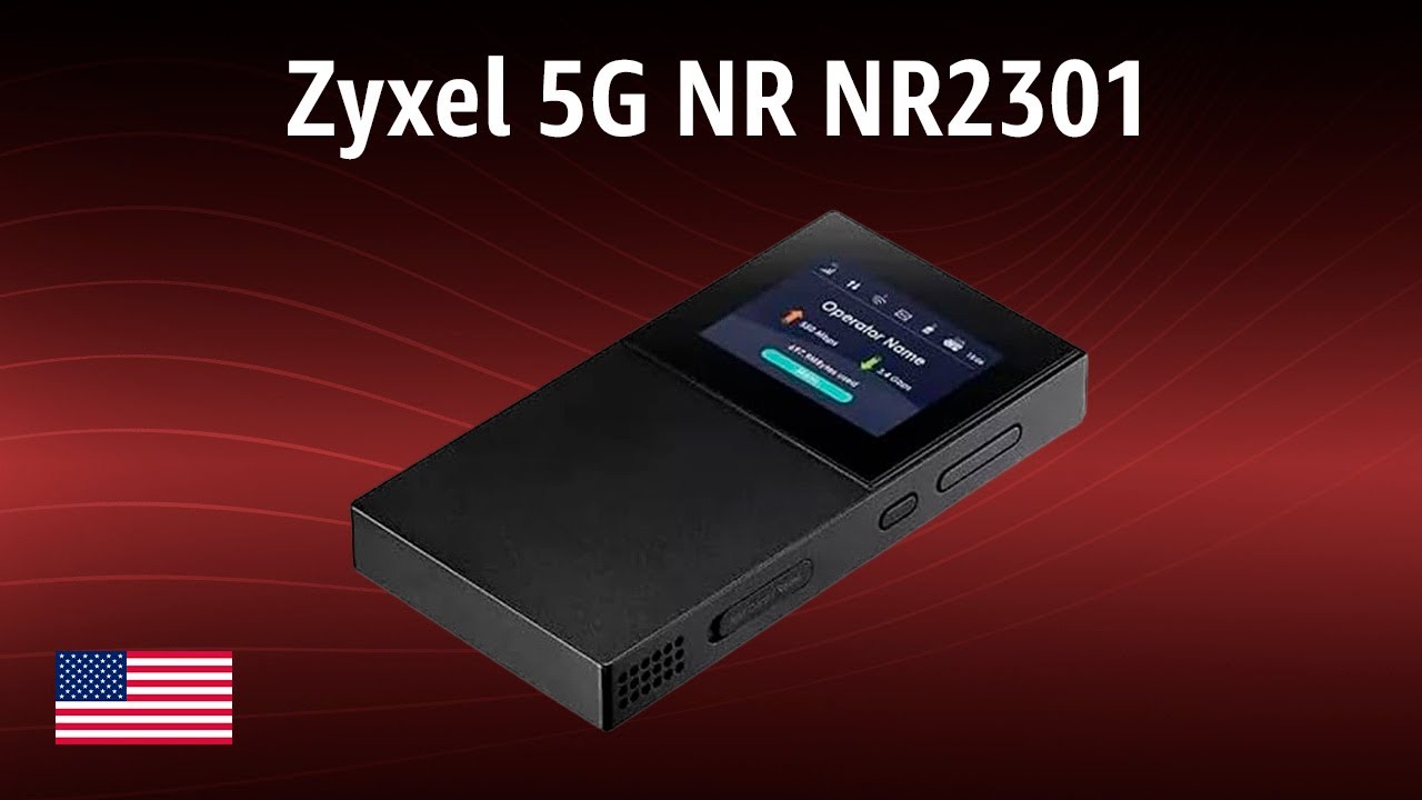Портативный маршрутизатор WiFi 6 Zyxel 5G NR NR2301 | ТЕСТ | Английский