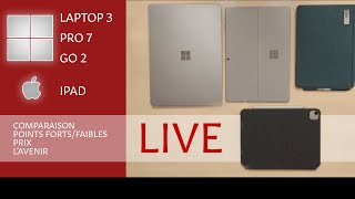 Comparaison Microsoft Surface + comparaison iPad #surface vs #ipad