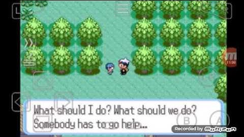 Pokemon Ruby Version Walkthrough:First Pokemon Torchic,Treeko or Mudkip