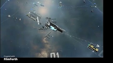 Infinite Lagrange Tank Boy attacking union players Ravens Squadron