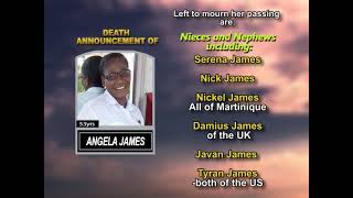 Angela James ~ Long Obituary