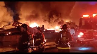 a massive fire destroys a quarter of pier 45 at san franciscos fishermans wharf