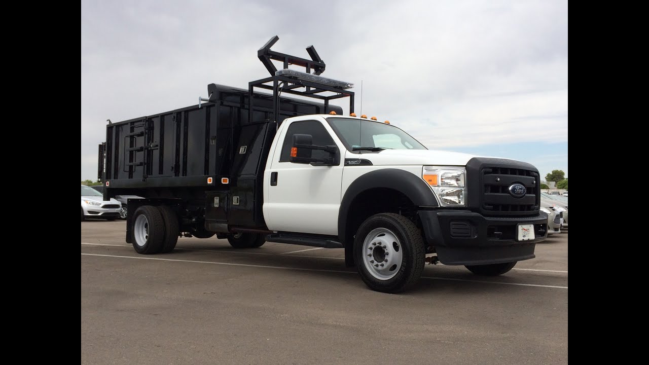 2015 Ford F550 Sign/Dump Bed Walkaround YouTube