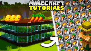 Minecraft EASY Potato & Carrot Farm Tutorial +800 PER HOUR !