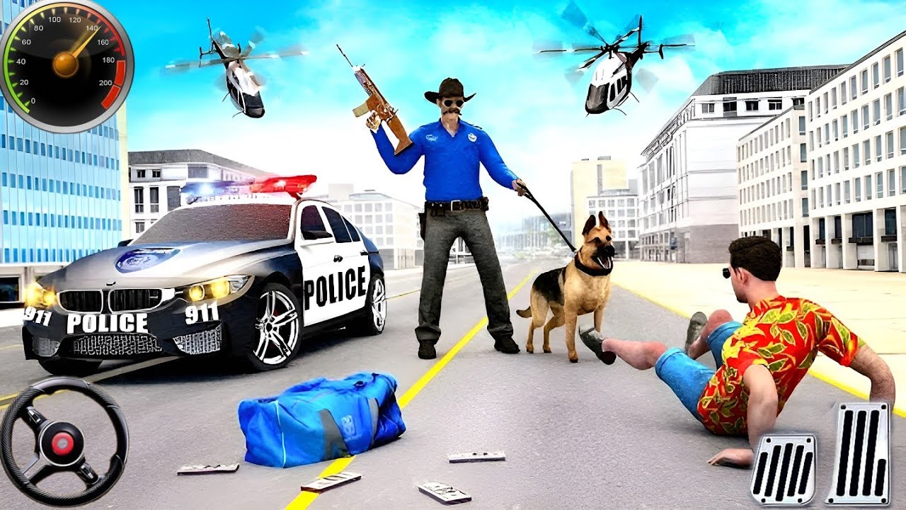 Police Car Chase Cop Simulator 3D 2025 - Real Multi-Storey Cars Driver - Android GamePlay