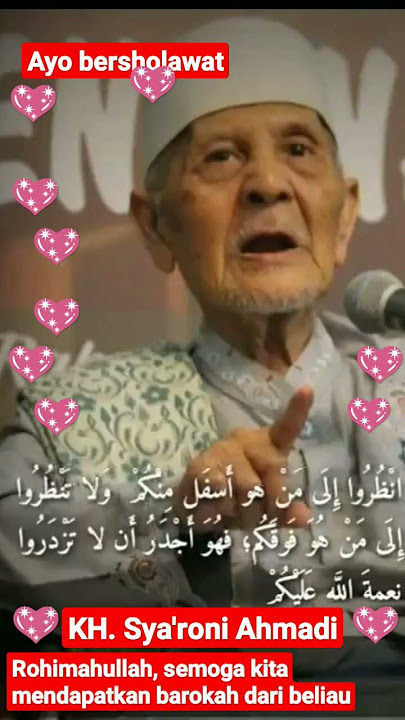Ngaji Simbah KH. Sya'roni Ahmadi 'Resep bahagia dunia akhirat, *bersyukur* bagaimana cara bersyukur?