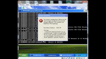 batch script crashing XP