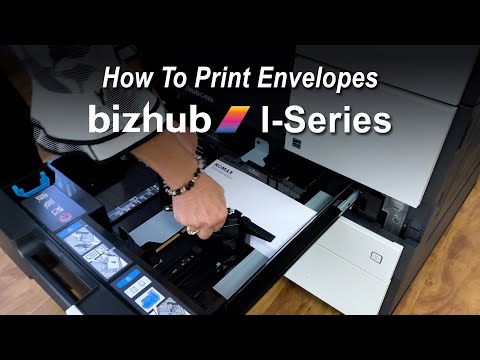 Printing Envelopes on a bizhub I-Series MFP