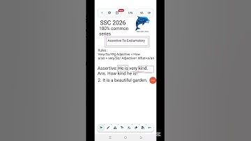 Assertive Sentence to Exclamatory | SSC Grammar | English 2nd Paper Rules,SSC 2026,Important Example